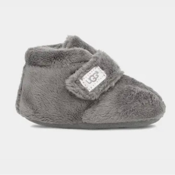Ugg Bixbee Baby Bootie in Charcoal 0/1 (0-6 Months) in charcoal - Picture 1 of 11